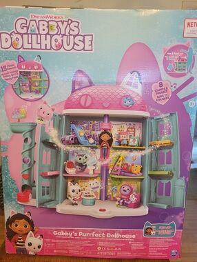 DreamWorks Gabby's Purrfect Dollhouse Playset - NIB